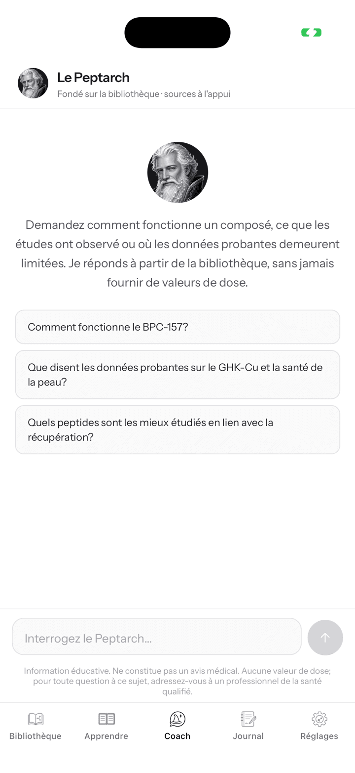 App Peptidia — Demander
