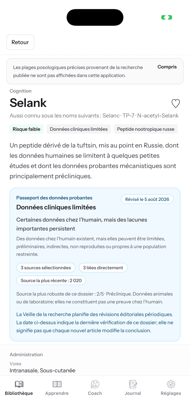 App Peptidia — Comprendre